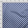 oneOone Cotton Flex Blue Fabric Asian Shibori Quilting Supplies Print Sewing Fabric by The Yard 40 Inch