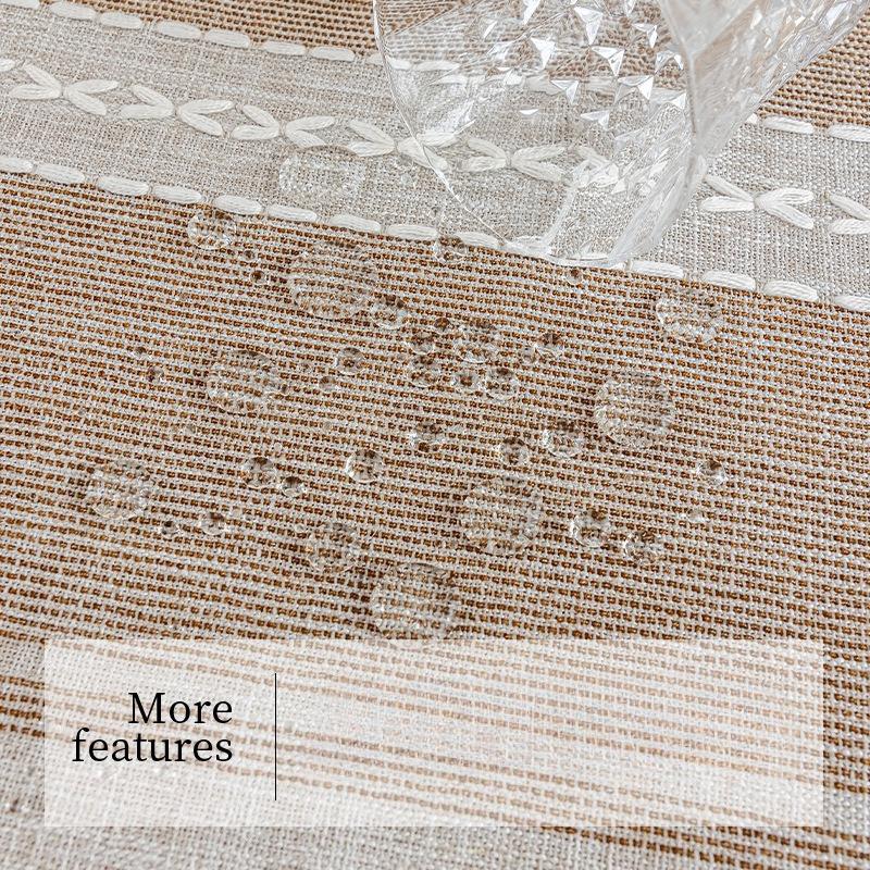 Japanese Style Luxurious And High-End Tablecloth Rectangular Waterproof Dining Table And Coffee Table Tablecloth Cover Cloth
