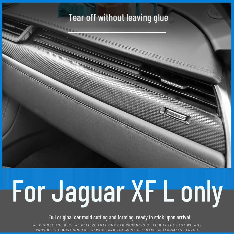 Jaguar XFL 2021 Interior Carbon Fiber Anti-Kick Sticker - Damage-Free Replacement
