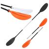 Kayak Paddle 222cm Double Blade 2-Piece Design [3-Stage Angle Adjustment & Lightweight] Aluminum Frame with PP Nylon Blade for Canoeing, SUP, and