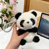 Bag Pendant Cartoon Animal Doll Plush Charm Keychain with Lanyard Soft Fluffy Texture Stress Relief Table Companion