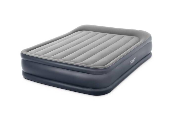 Lit D'appoint Gonflable - INTEX - 2 Personnes - 150 X 200 Cm - Ultra Plush - Fiber Tech Luxe