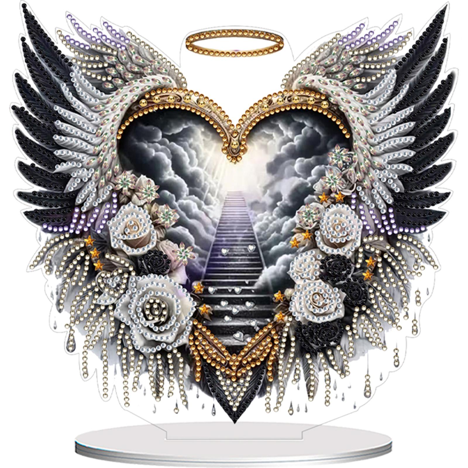 

Cross Easter Egg Desktop Diamond Art Kits Classic Rhinestones Desktop Ornaments Diamond Painting for Home Office Desktop Decor