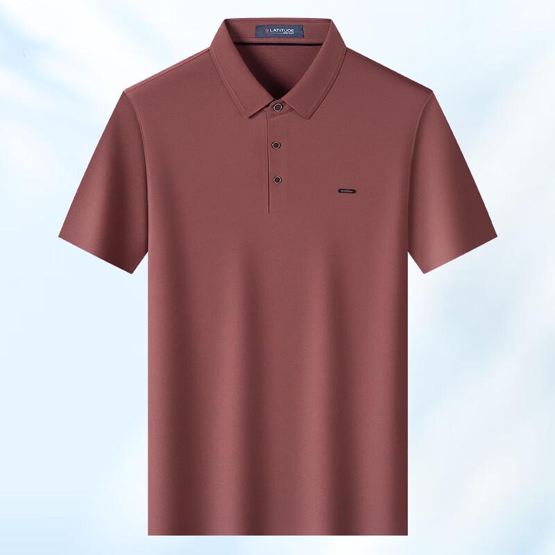 

MONTAGUT Men s Silk Blend Cool Touch Short Sleeve Polo Shirt 2XL
