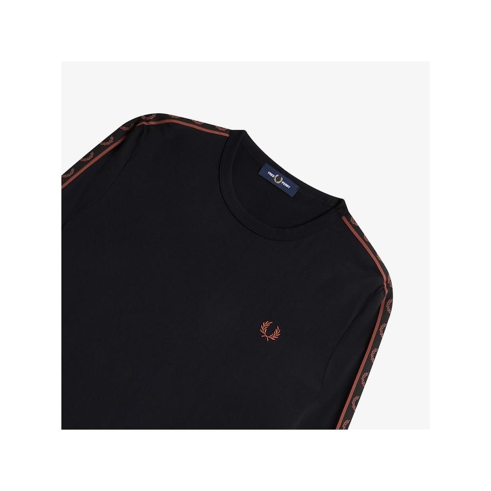Fred Perry [headquarTers Genuine] Fred Perry [sporT] Tape Long Sleeve T shirT  S76  Afpm2414675 S76 qzgAfpm2414675 S76