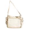 Borsa a spalla da donna in stile giapponese Ita Bag con finestra trasparente, borsa a libro con cartoni animati, multi-tasche, tracolla regolabile, borsa trendy per l'outdoor