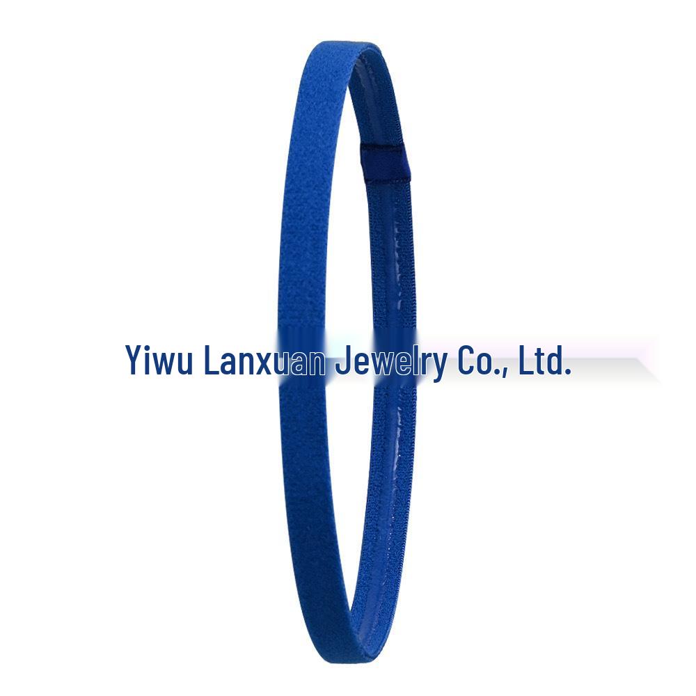 Elastic Candy Color Sports Yoga Headband - Popular European & American Hair Accessory for Running & Football.