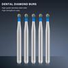 NICEDEN10 pcs/box Dental Diamond Burs FG 1.6mm For High Speed handpiece High Hardness Drill