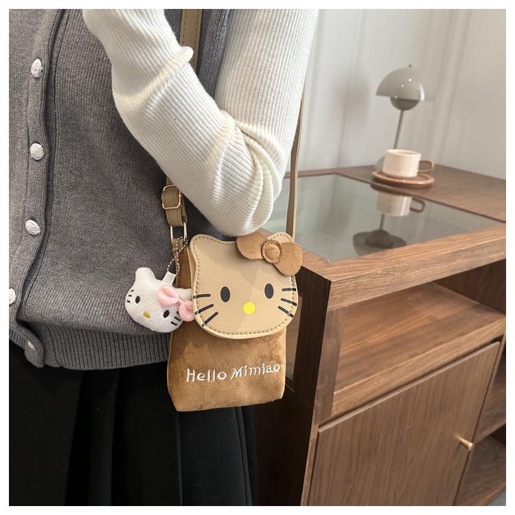 Cute Cat Print Shoulder Bag for Women Leopard Print Crossbody Purse Mini Faux Leather Handbag Trendy Fashion Casual Daily Bag