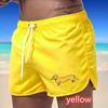2025 Summer New Men's Quick-Drying Swim Trunks Sports Pants Swimwear Beach Shorts Jogging Shorts Dog Print