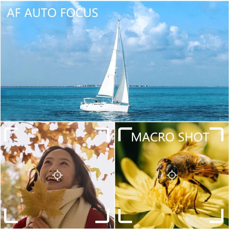 5K Double Screen Digital Camera 80MP High Resolution 18X Digital Zooming WiFi Streaming Builts in Flashing for Photography Beginners