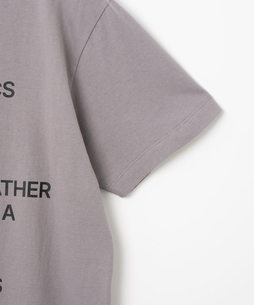 MILLO WOMEN Lettering Archive T-Shirt [Ash Gray]