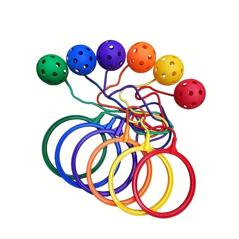 Lemon Jump Ball Swing Ball Tie Foot with Bounce Sense System Training Equipment Game Props Bounce Ankle Ring Bounce Fitness Ball Magic Wheel