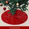 Creative Cartoon Print Christmas Tree Skirt - Festive Home & Party Decoration