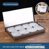 TianYajing 304 Stainless Steel Food Sample & Storage Boxes, Square, Lidded - 5x 8-Piece Set