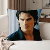 TV The Vvampire Ddiaries Damon Salvatore Pillow Case Suitable For Bedrooms Living Rooms Cars Home Decoration