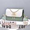 Light luxury chain small square bag women's bag new all-in-one shoulder bag crossbody bag to send girlfriend long 20cm high 14cm wide 7cm