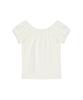 Nigaennikol Off Shoulder Ruffle Top_Ivory