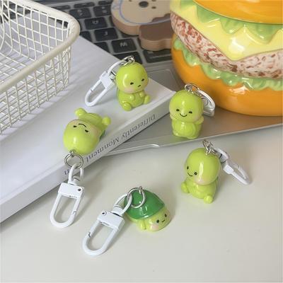 Schöner Schildkröten Schlüsselanhänger Harz Tier Anhänger für Damen Mädchen Geschenktaschen Rucksäcke Handy Zubehör