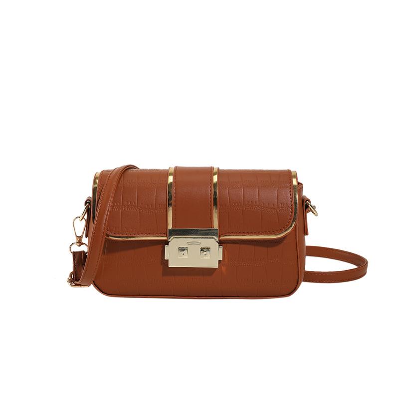 This Year's Popular Messenger Bag 2024 Summer New Bag Women's Fashion Trend Shoulder Bag Casual Simple Small Square Bag