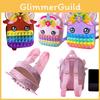 Bolsa de Mochila de Lona Unicornio Pop Fidget Alivio del Estrés Anti-ansiedad Para Niños