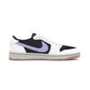 Travis Scott X Jordan Air Jordan 1 Cushioning Slip-Resistant Abrasion-Resistant Low-Top Vintage Basketball Sho DZ4137-700(Team-)-Random Packaging Bags