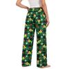 Women's Christmas Pajama Bottoms Funny High Waist Sleep Pants for Holiday