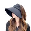 UV Women's Summer Sun Hat with Wide Brim, Full Face Coverage, UV Protection, Ice Silk Sunshade Hat, Outdoor Beach Bucket Hat