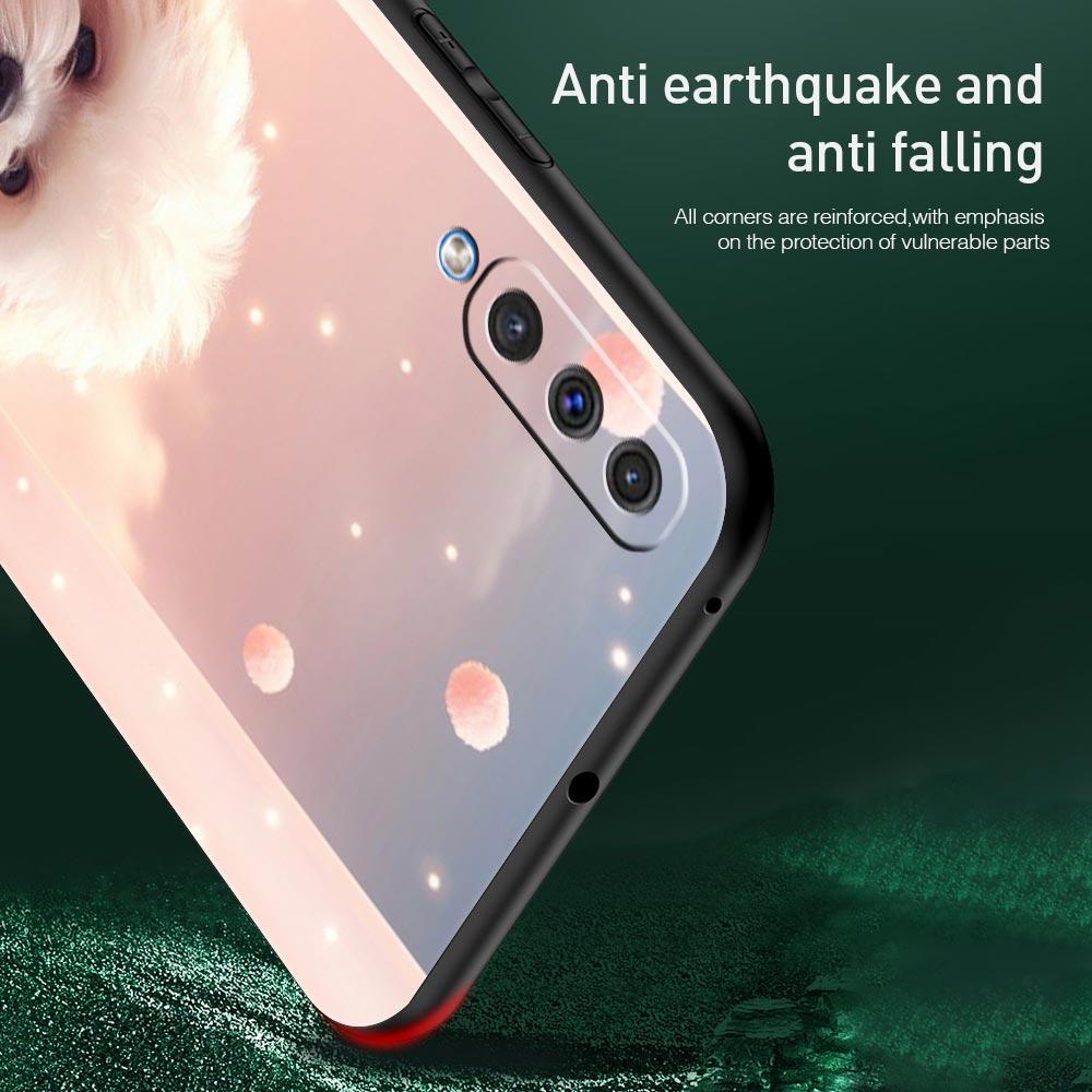 Cute Little Dog Phone Case for Samsung Galaxy A56 A54 A42 A36 A34 A26 A24 A16 A14 A12 A06 A50 A52 A10 5G Soft TPU Shell Fundas