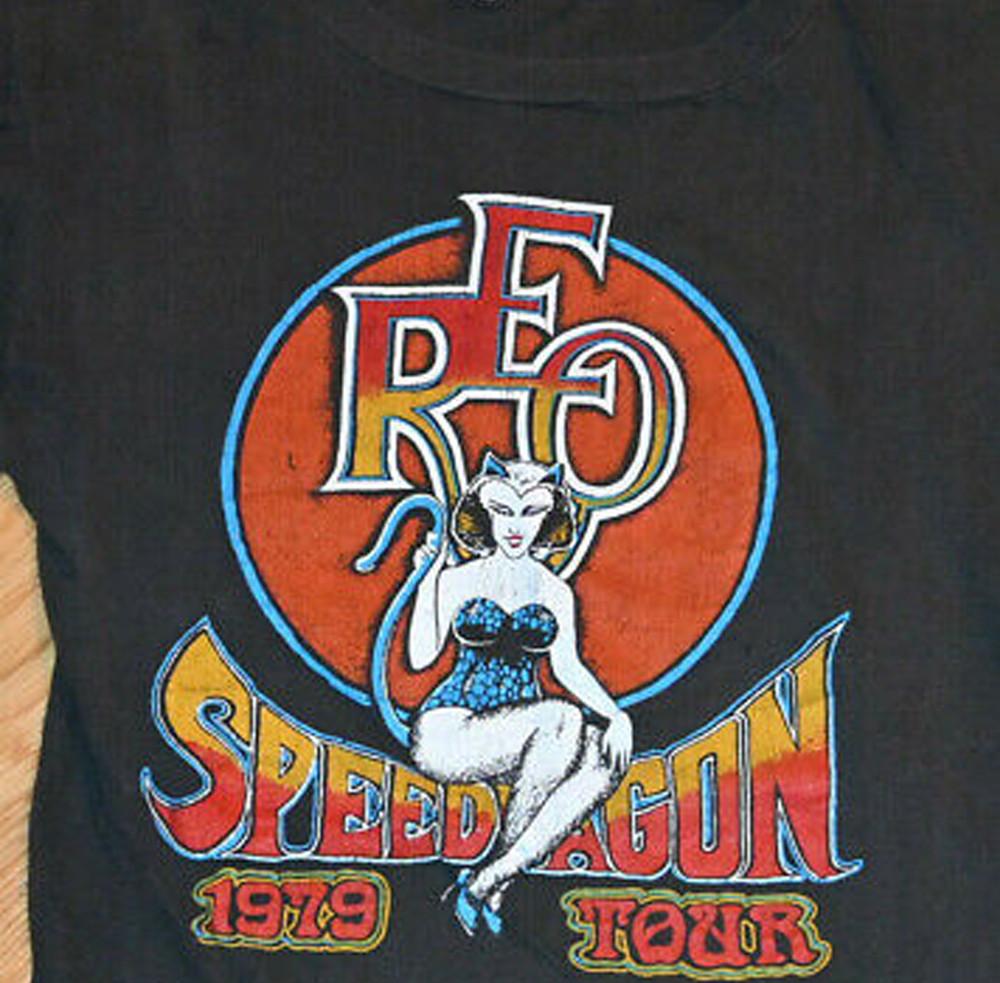 

REO Speedwagon band retro 1979 tour T-shirt black Short sleeve S to 5Xl TA4869 Unisex T-Shirt L