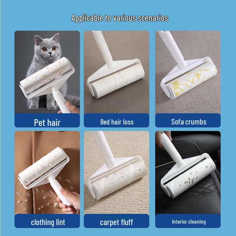 LYNN Lint Roller with 10 Refill Rolls
