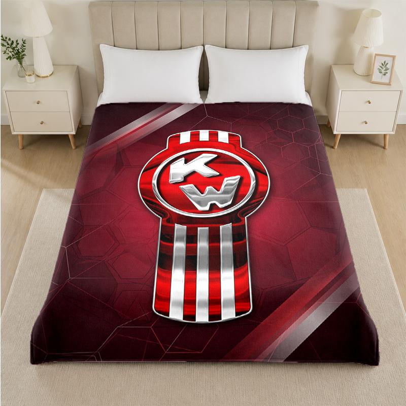 Coperta in Flanella con Stampa Kenworth Morbida Leggera Coperta Plaid in Peluche per Letto Divano Uso Domestico