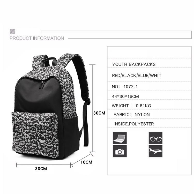 Nieuwe rugzak Rugzak Heren- en damesrugzak Studentenrugzak Zakelijk Rugzak met grote capaciteit