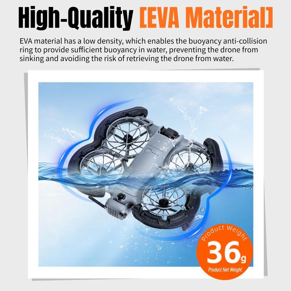 Buoyancy Design Floating Propeller Guard Protective Floating Guard for DJI Neo 2 Drone Accessories