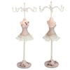 Mannequin Dress Jewelry Display Stand Model Dress Earrings Necklace Jewelry   Decorative Jewelry Doll Holder