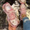 Women'S Casual Sneakers Fashion Luxury Rhinestone Ladies Shoes  New Outdoor Platform Female Sports Shoes  Mujer