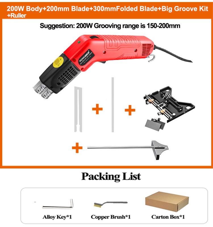 Air Cooling Electric Foam Cutting Tool Machine Groove Styrofoam Slotting Plate Carving Foam Heating Knife Polystyrene Hot Knife