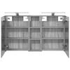 Bathroom Cabinet Set 3 Pcs 100 X 10.5 X 60.5 Cm Particleboard