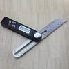 Square 17cm/6.69inch Digital Display Woodworking Measuring Ruler Protractor