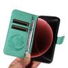 For Xiaomi 15 Ultra Case Butterfly Pattern PU Leather Folio Flip Phone Cover -  Green