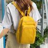 Schoolbag New Schoolbag Large Capacity Solid Color Korean Version Large Capacity Junior High School High School Student Backpack Commuter Travel