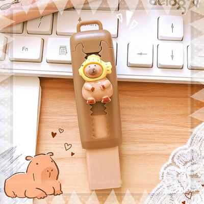 Kawaii Office Supplies School Items Gift For Kids Eraser Cute Capybara Eraser Funny Rubber