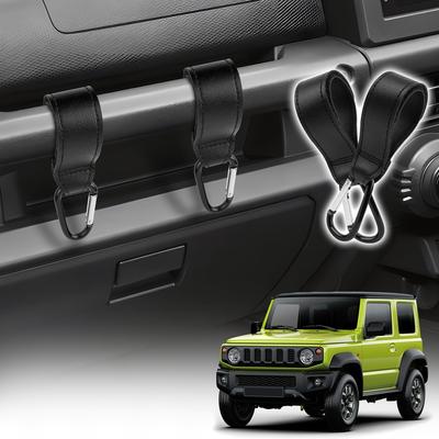 Cartist Convenience Store Haken für Suzuki Jimny Nomad Haltegriffe für Autogepäck Einfaches Klettverschluss-Set 2 Stück JB64/JB74 (Modelle 2018-Heute), Lagerung,