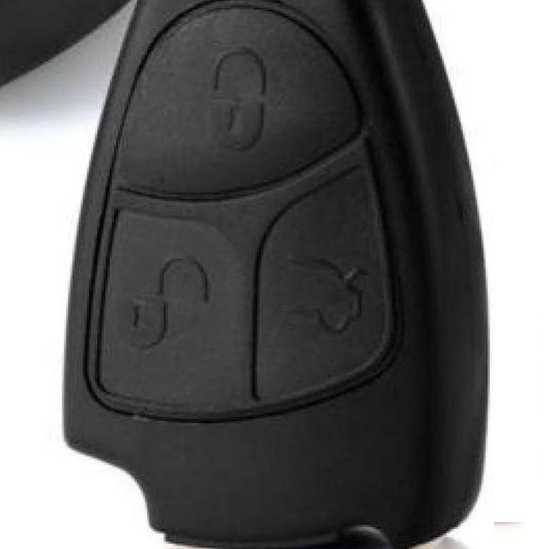 For MERCEDES BENZ C ML E CLK B W203 W204 W205 W210 W211 W212 W221 3 Buttons Car Remote Key Protector Durable Shell Case Cover
