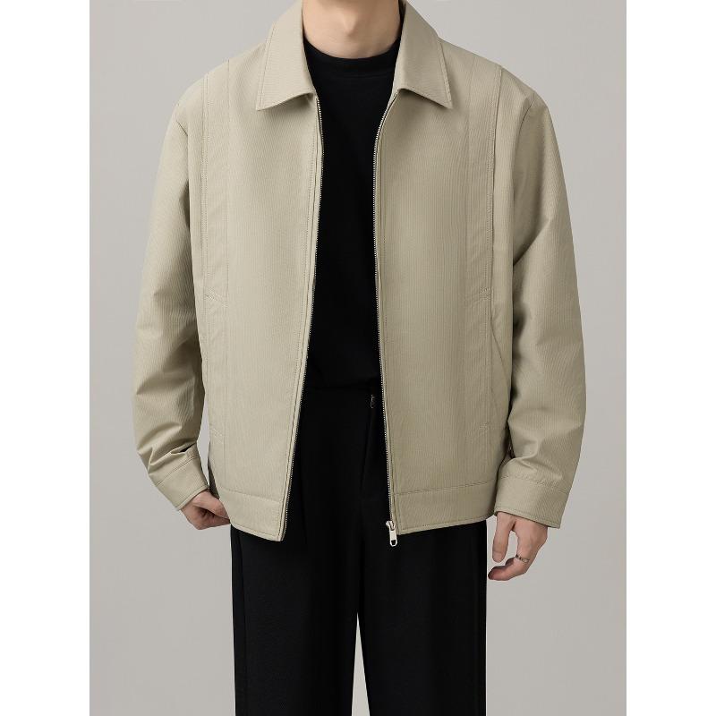 

Весенне-осенняя новая мужская куртка с лацканами, повседневная модная универсальная верхняя одежда, высококачественное пальто свободного кроя 3XL