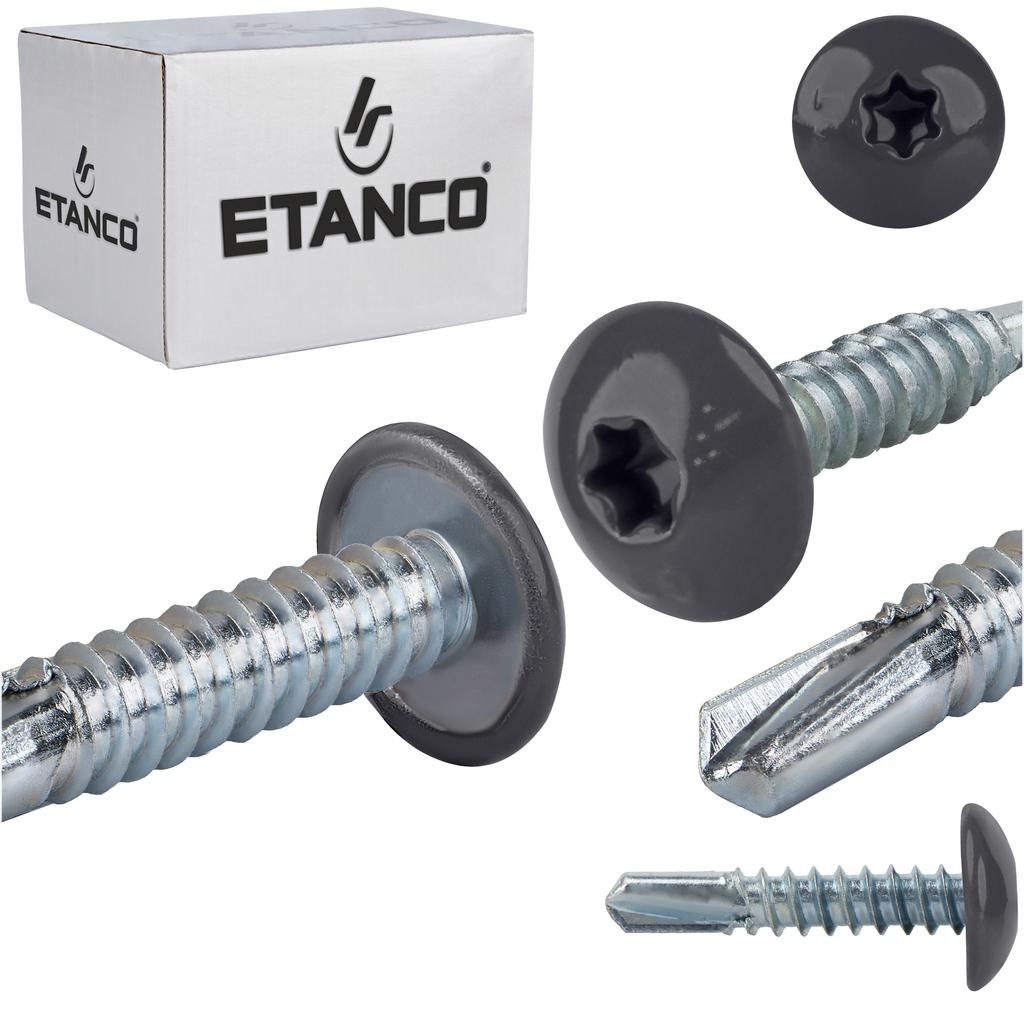 Self-tapping screws GT5 PH 5.5x25mm RAL 7024