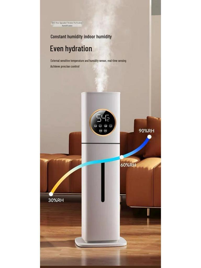 8L Aromatherapy Humidifier with Large Mist for Bedroom and Nursery