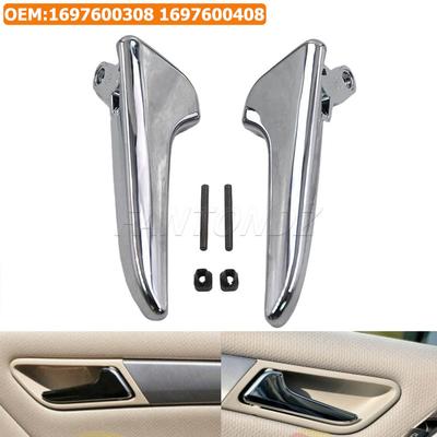 Für Mercedes Benz A B-Klasse W169 W245 Auto Innenraum Türgriffe Mit Chromplatte Links Rechts Vorne Hinten 1697600308 1697600408