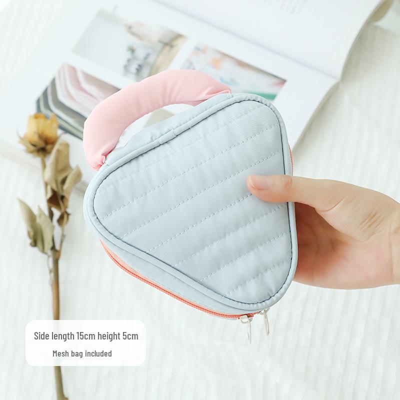 2024 Luxury Color Block Makeup & Toiletry Travel Bag - Large Capacity, High-End Design, Portable Storage with Premium Style