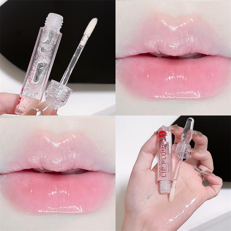 Gold Leaf Toot Clear Lip Oil Volumizing and Moisturizing Lip Honey Autumn and Winter Care Shine Powder Lip Oil Lip Care